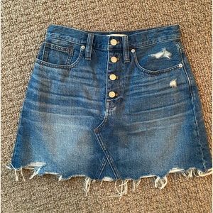 Madewell Jean Skirt size 27